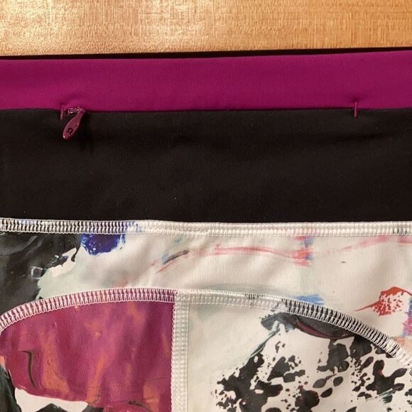 Lululemon Speed Tight III Full-On Luxtreme Pigment Wave Multi / Black / Plum 4 - Picture 8 of 12